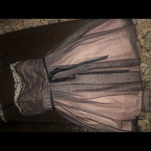 Black see through Glam/Bedazzled formal dress
